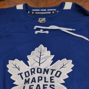 NHL Blue and White Toronto Maple Leafs Kids Jersey